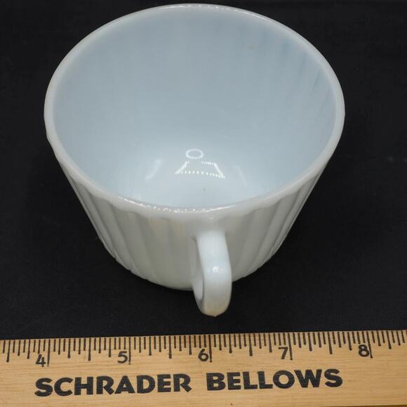 Macbeth Evans Monax Petalware White Teacup Lot of 4 - Picture 5 of 6